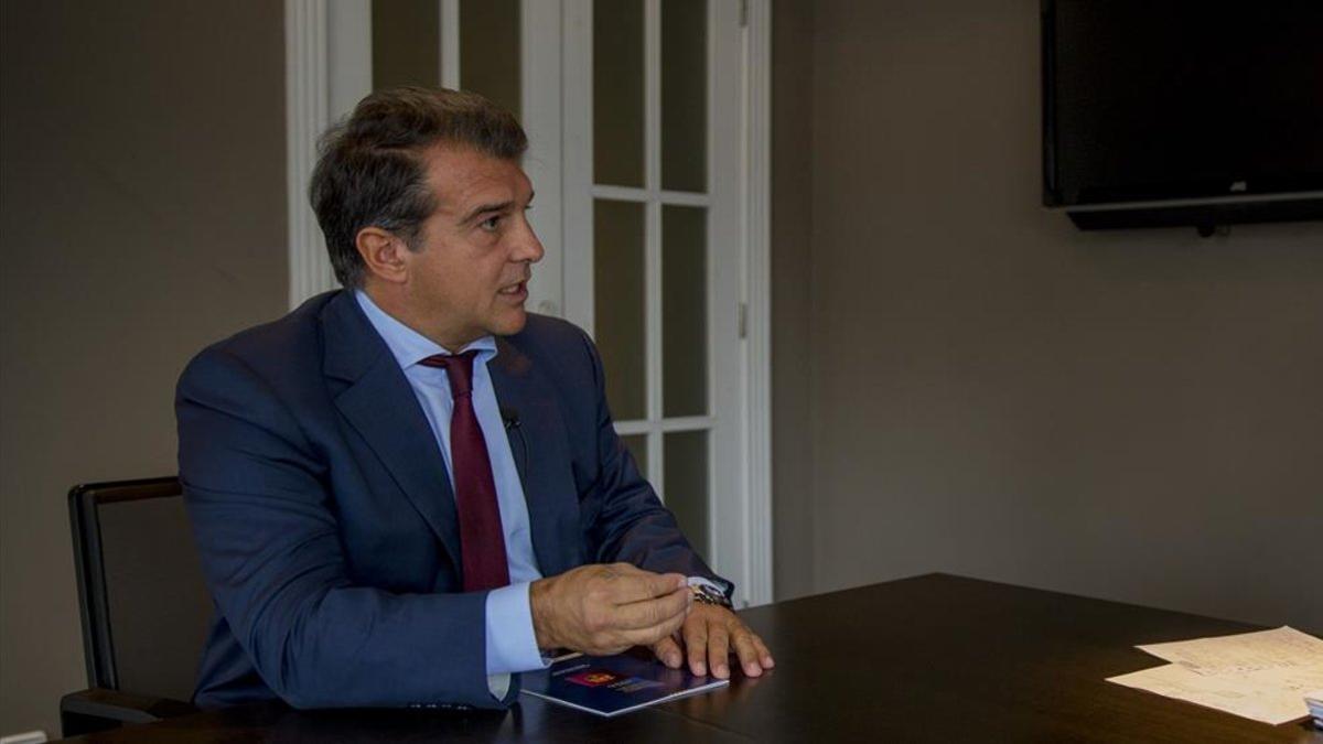 Laporta, ex presidente del Barcelona