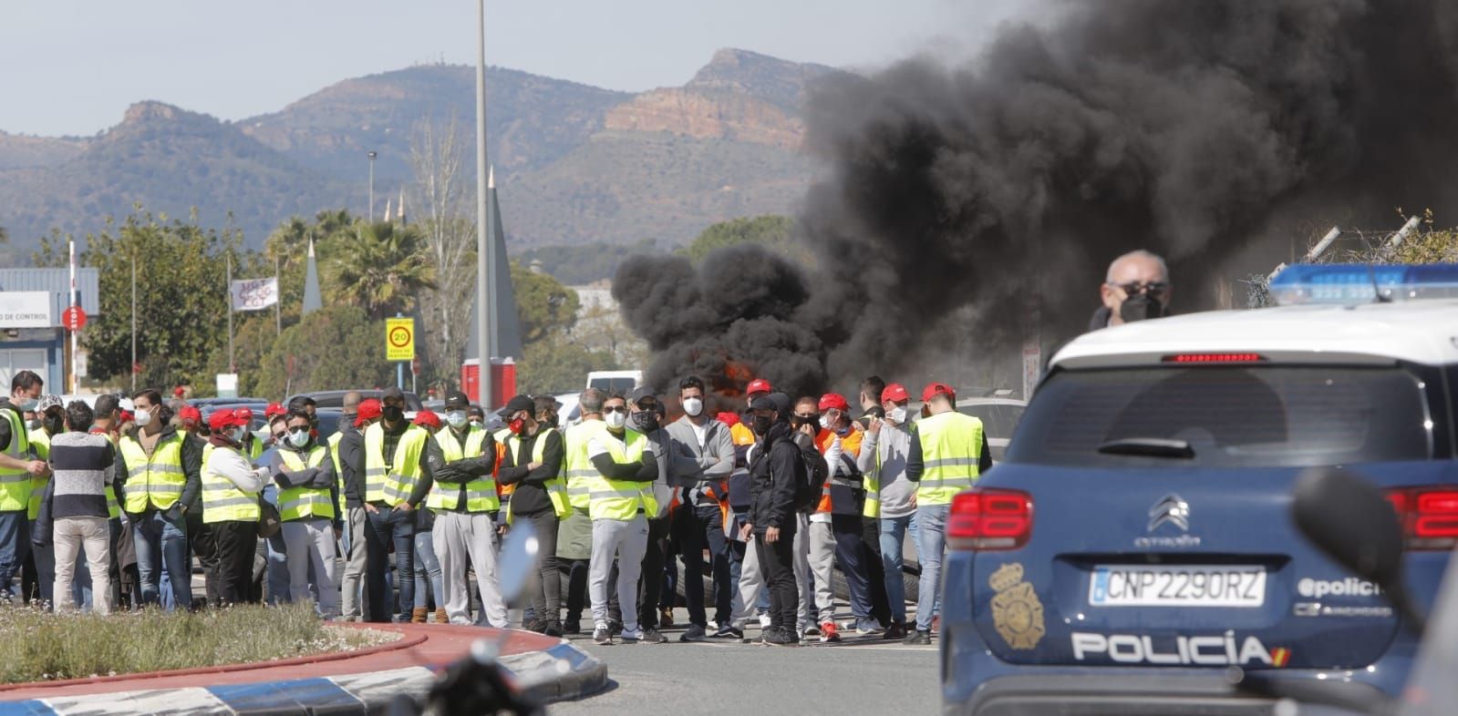 La huelga de los trabajadores de Pilkington en el Port de Sagunt