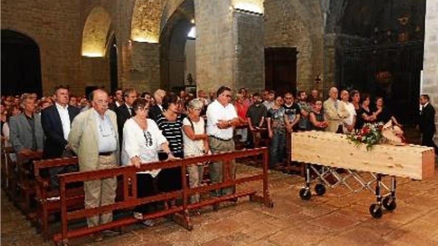 Un moment de la cerimònia a la bas&quot;lica de Sant Fèlix de Girona.