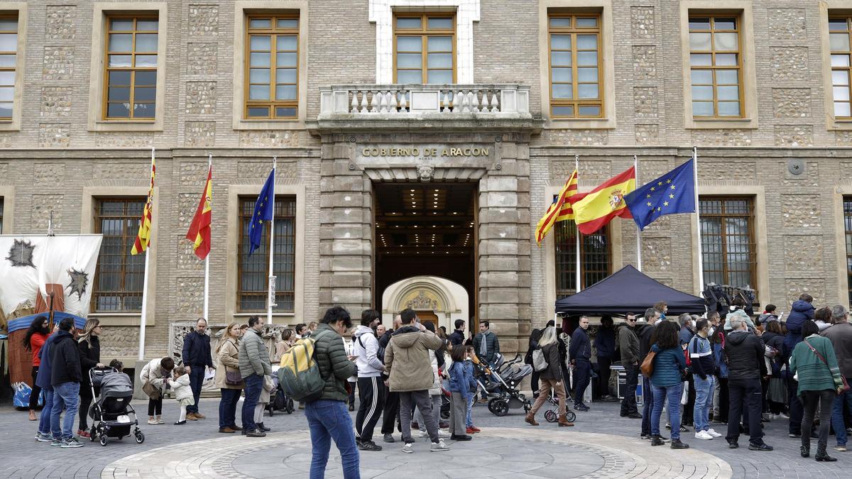 Celebración en el Pignatenilli del Día de Aragón en una imagen de archivo.