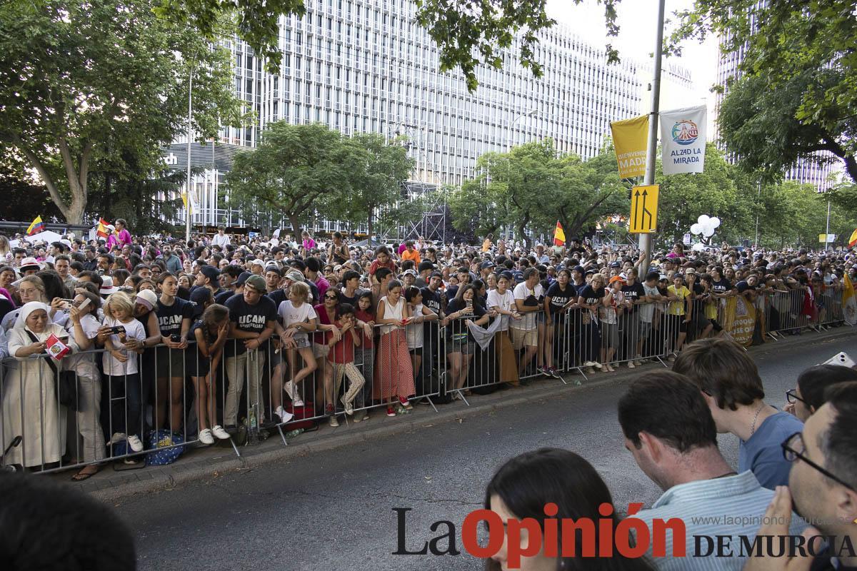 Murcianos presentes en la visita del Papa León XIV