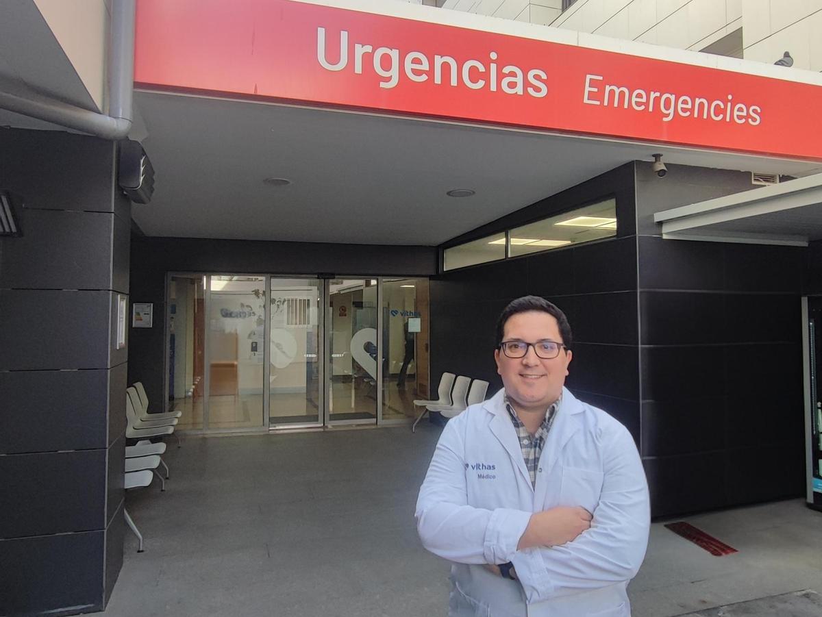 Doctor Diego Toledo coordinador Urgencias Vithas Málaga
