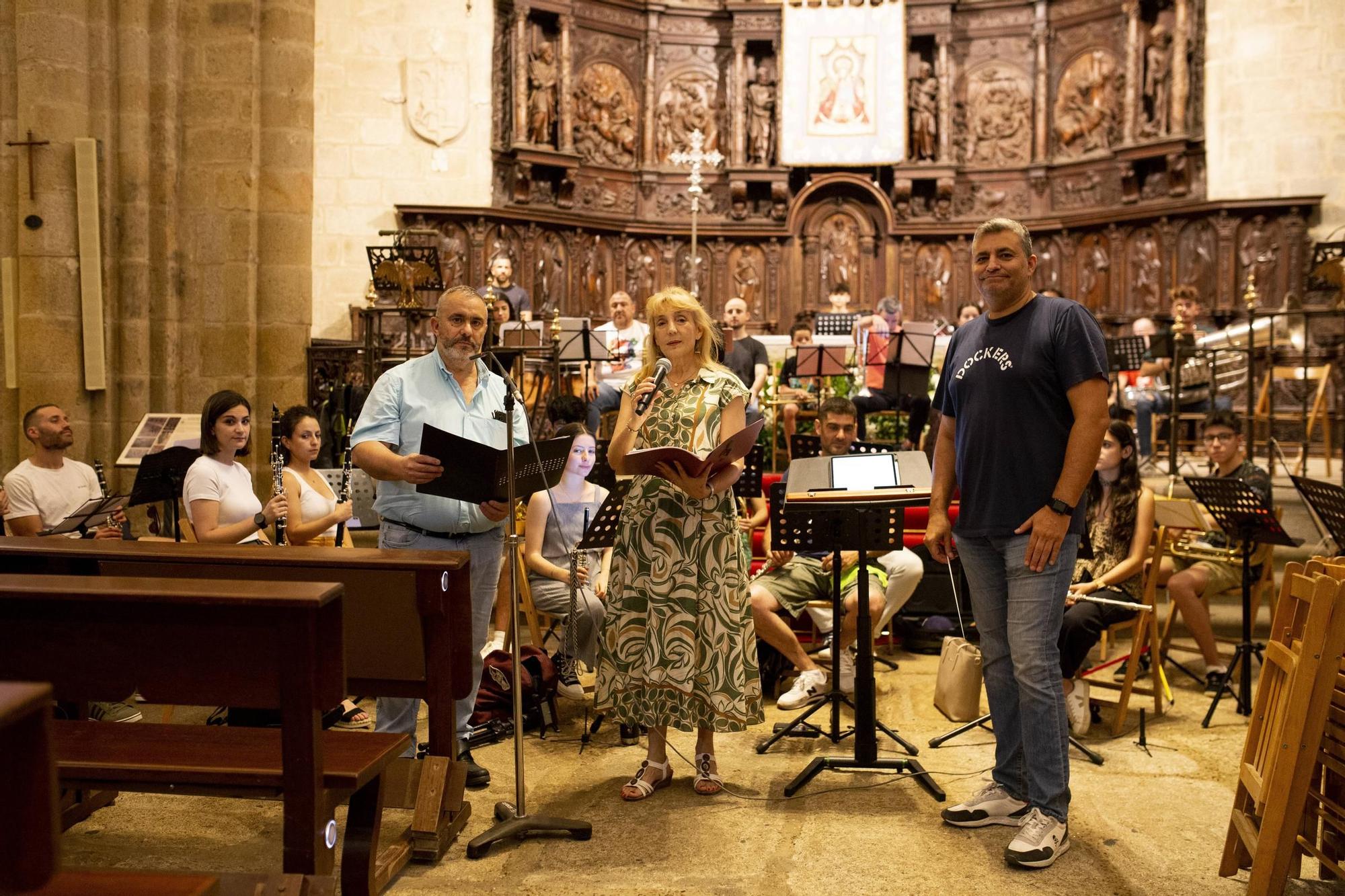 Ensayo en la Concatedral de Santa María en Cáceres
