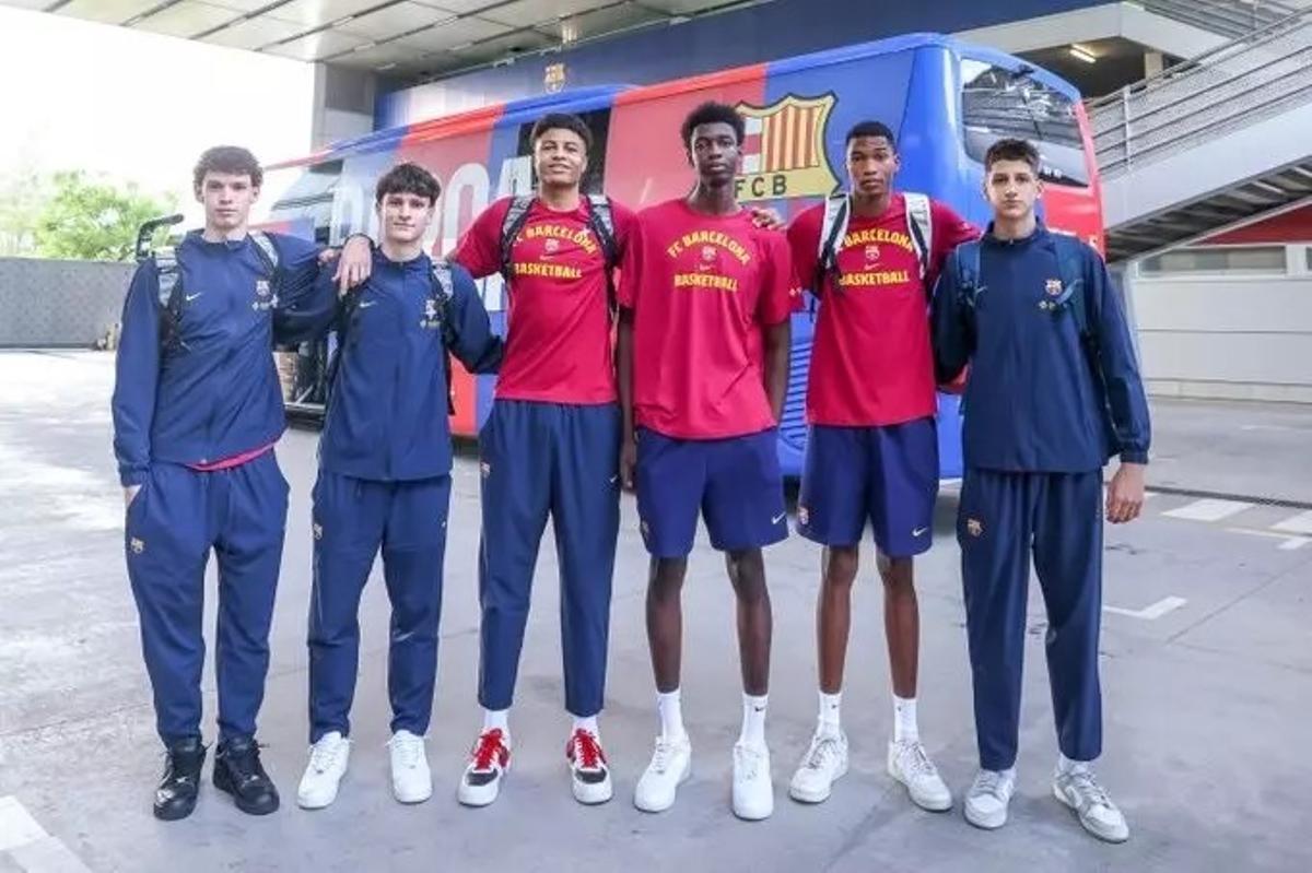 Boumtje estuvo en la pretemporada del Barça en Andorra con Keita y Dabone, entre otros
