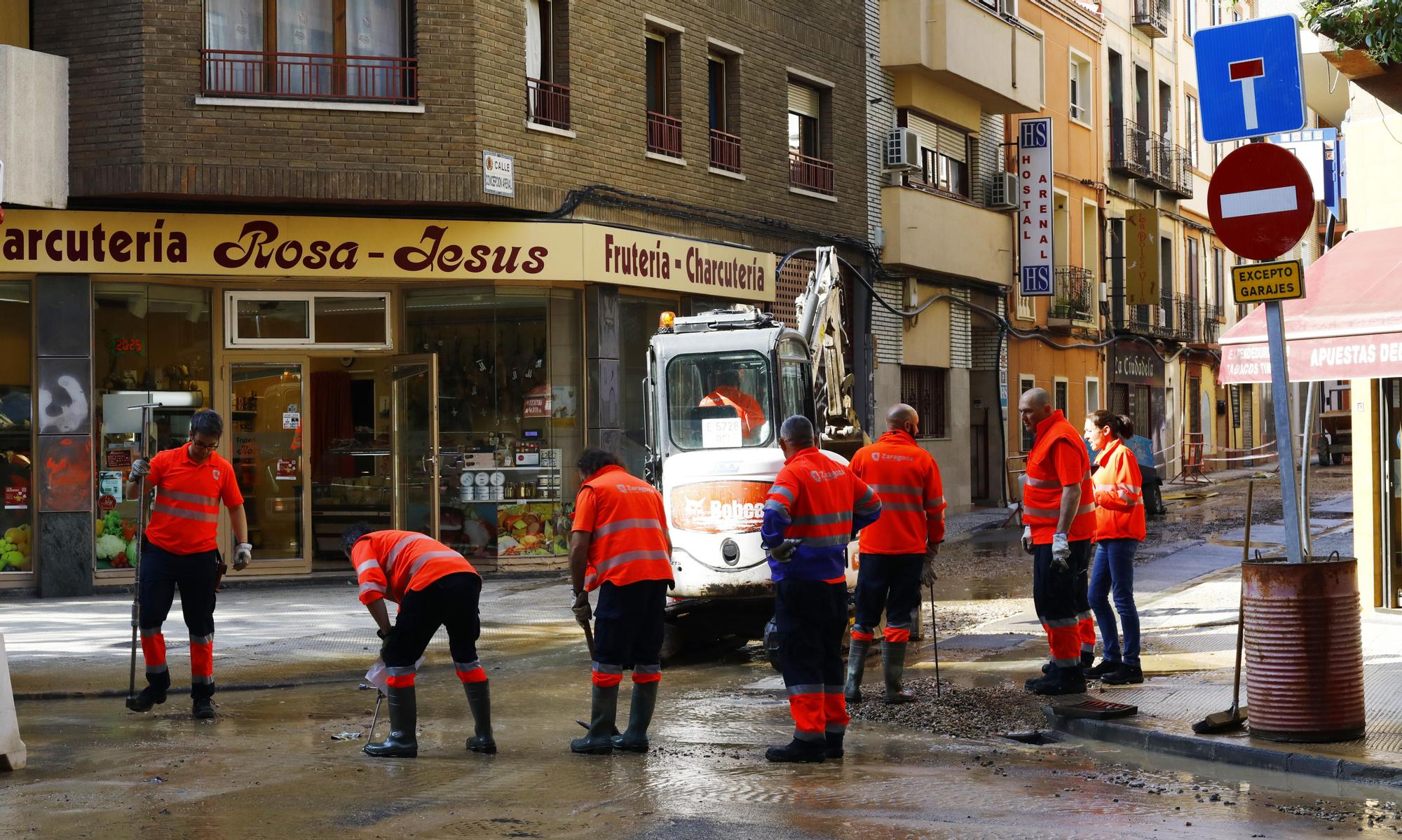 Reventón en la "gafada" calle Concepción Arenal