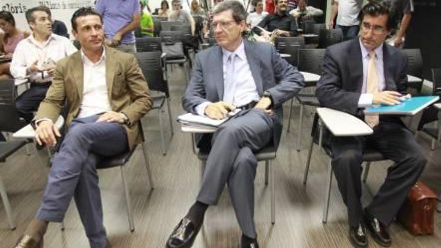Amadeo Salvo y Aurelio Martínez, en una reciente comparecencia.