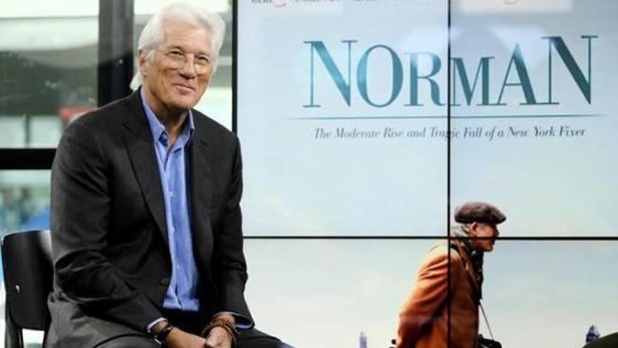 El actor Richard Gere protagoniza la película Norman.