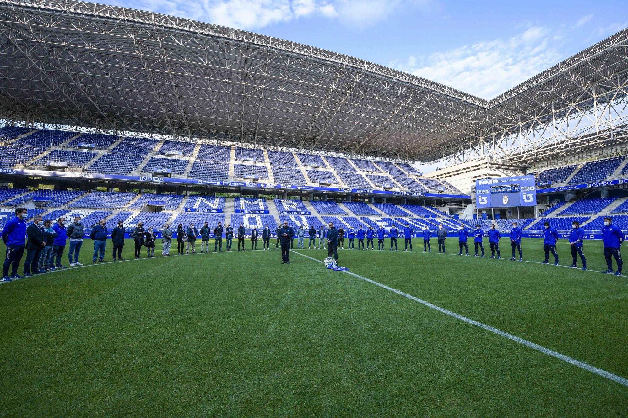 Las imágenes el homenaje a Arnau en el Tartiere