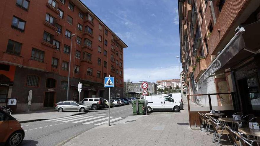 La calle Dolores Ibárruri, donde se produjo la detención.