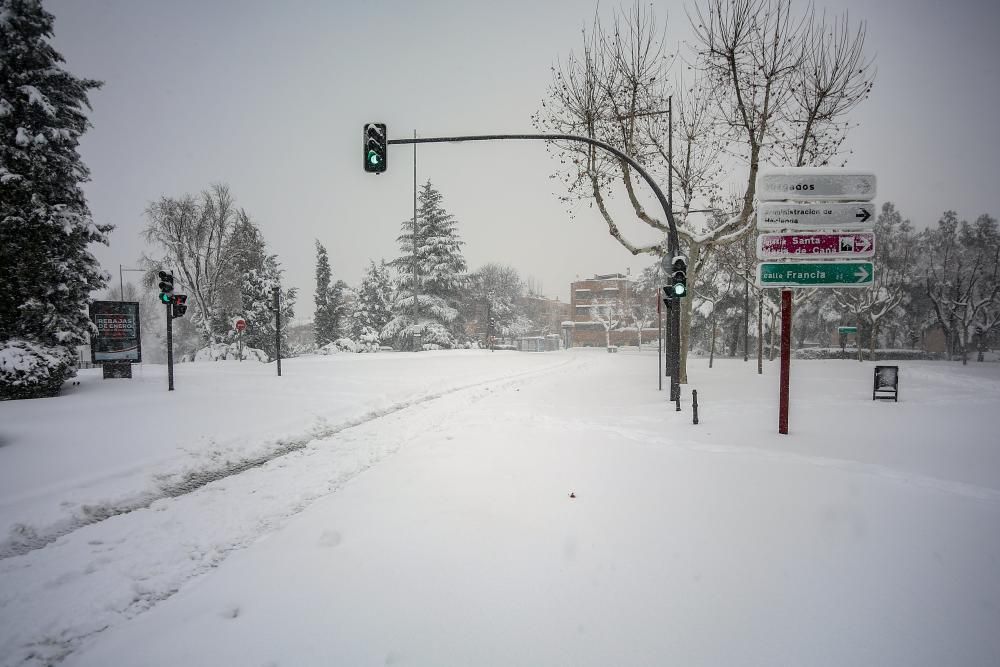 La gran nevada a Madrid aquest 9 de gener del 2021