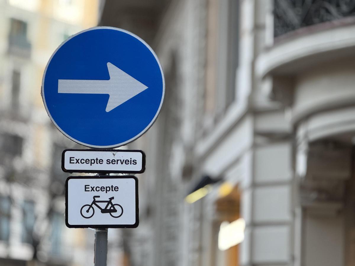 Un ejemplo de la señal que algunos transportistas creen que no les atañe.