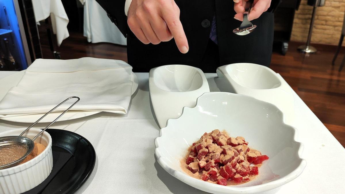 El tartar de atún con mojama de El Bressol.