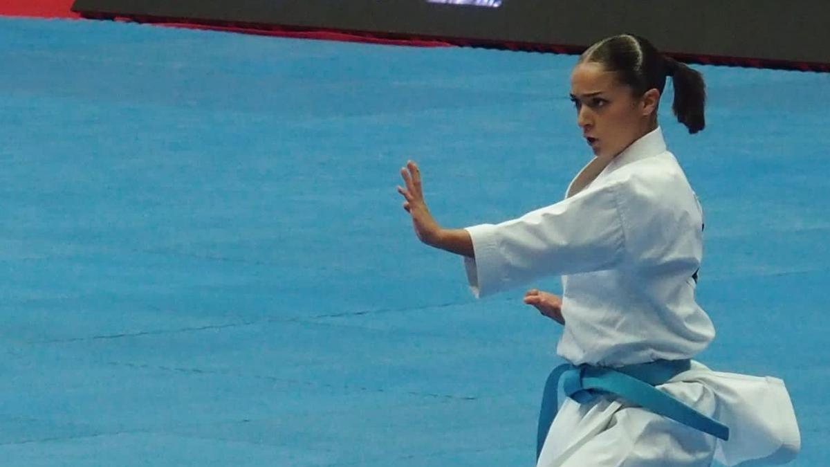 Paola García en un campeonato anterior