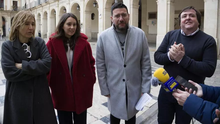 Compromís se moviliza contra la planta solar de Alcoy