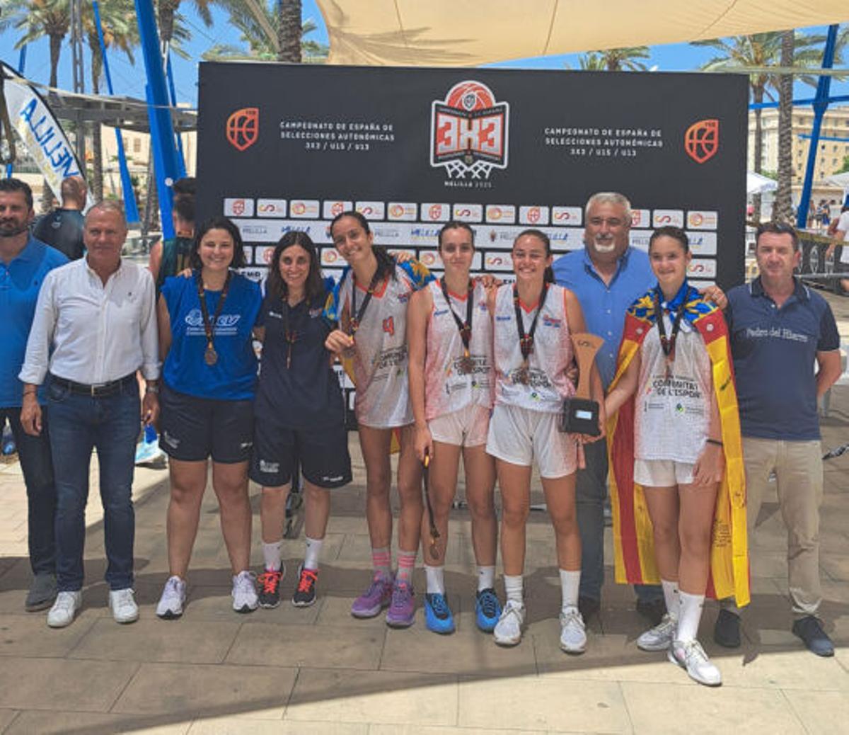 Cto. de España 3×3: Bronce para la selección U13 Femenina.