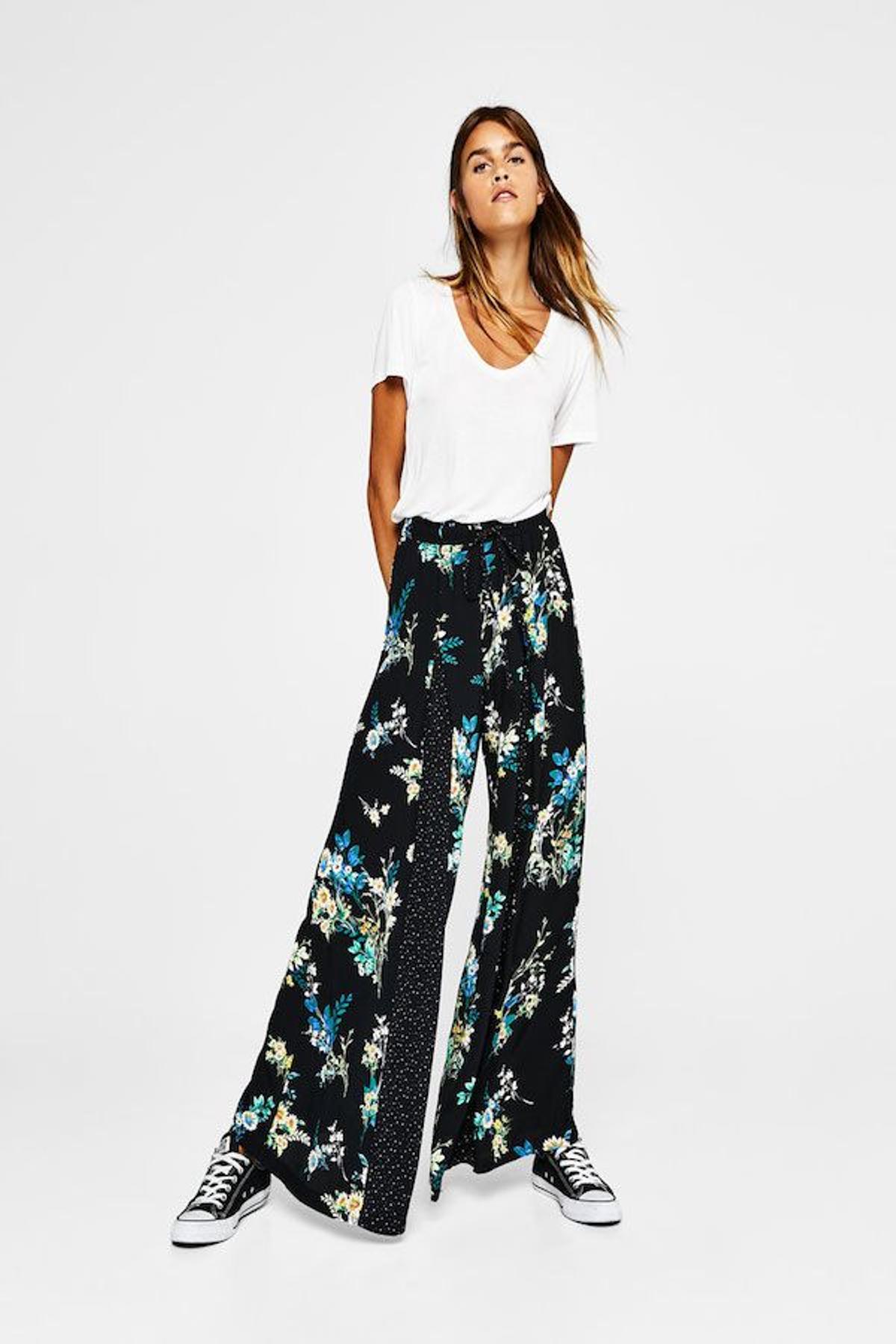 Novedades 'wow': El pantalón XXL con flores