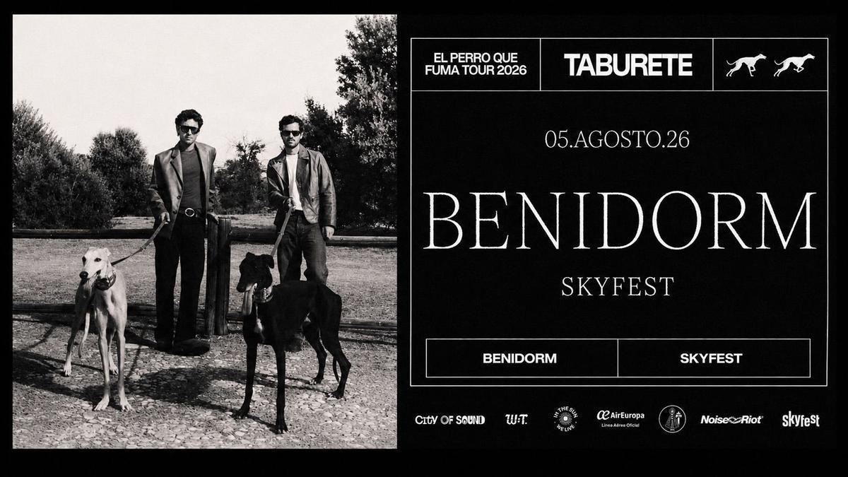 Taburete actuará el 5 de agosto