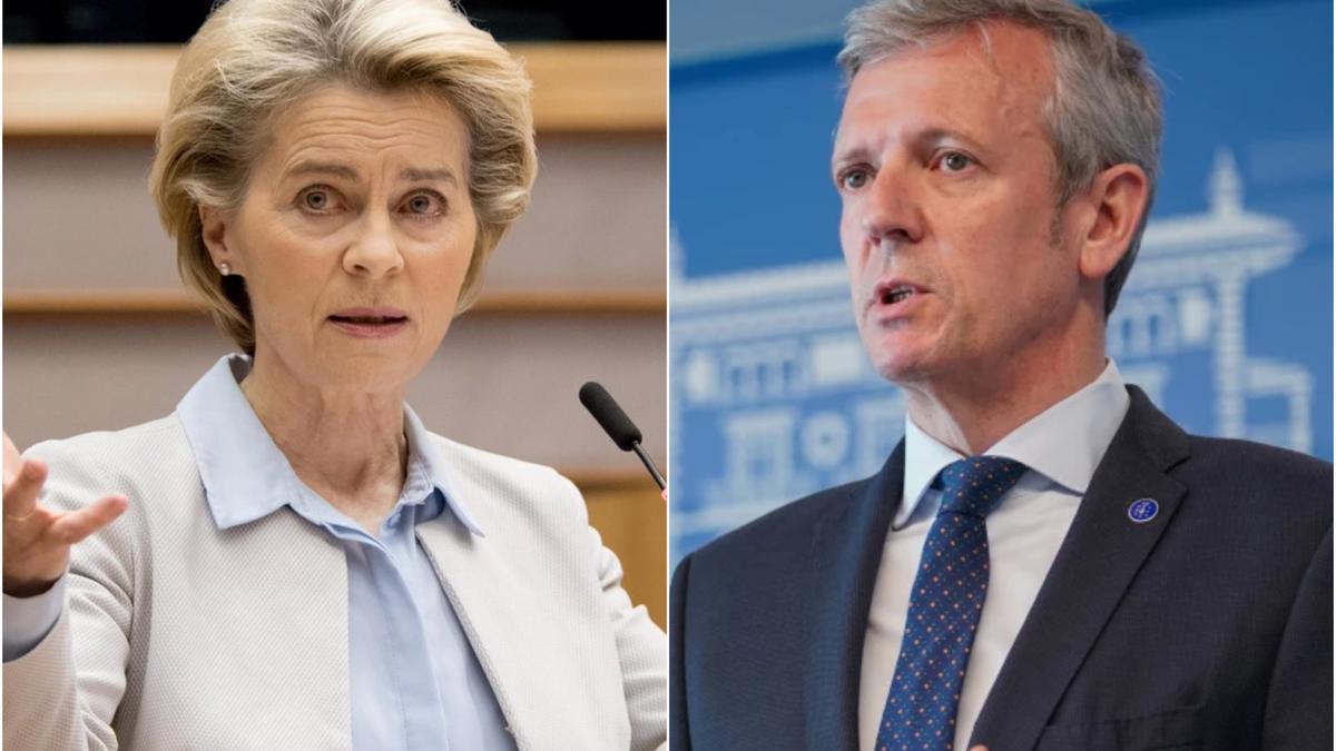 Ursula von der Leyen y Alfonso Rueda