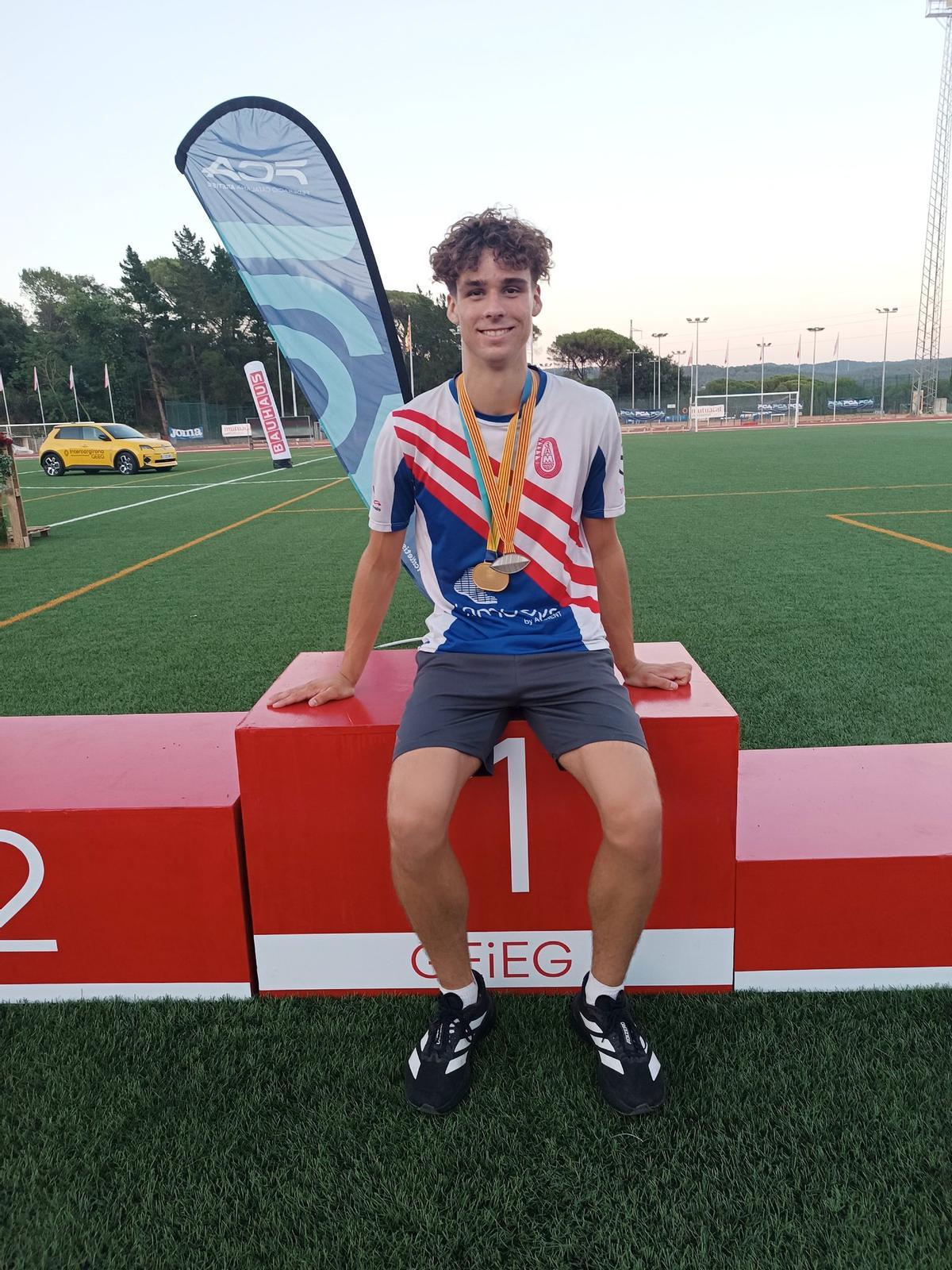 Martí Serra, després de quedar tercer en els estatals sub-23 de Càceres