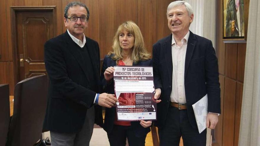 Aurelio Gómez Villar, Ana Garriga y Alejandro Rubín Carballo. // Iñaki Osorio