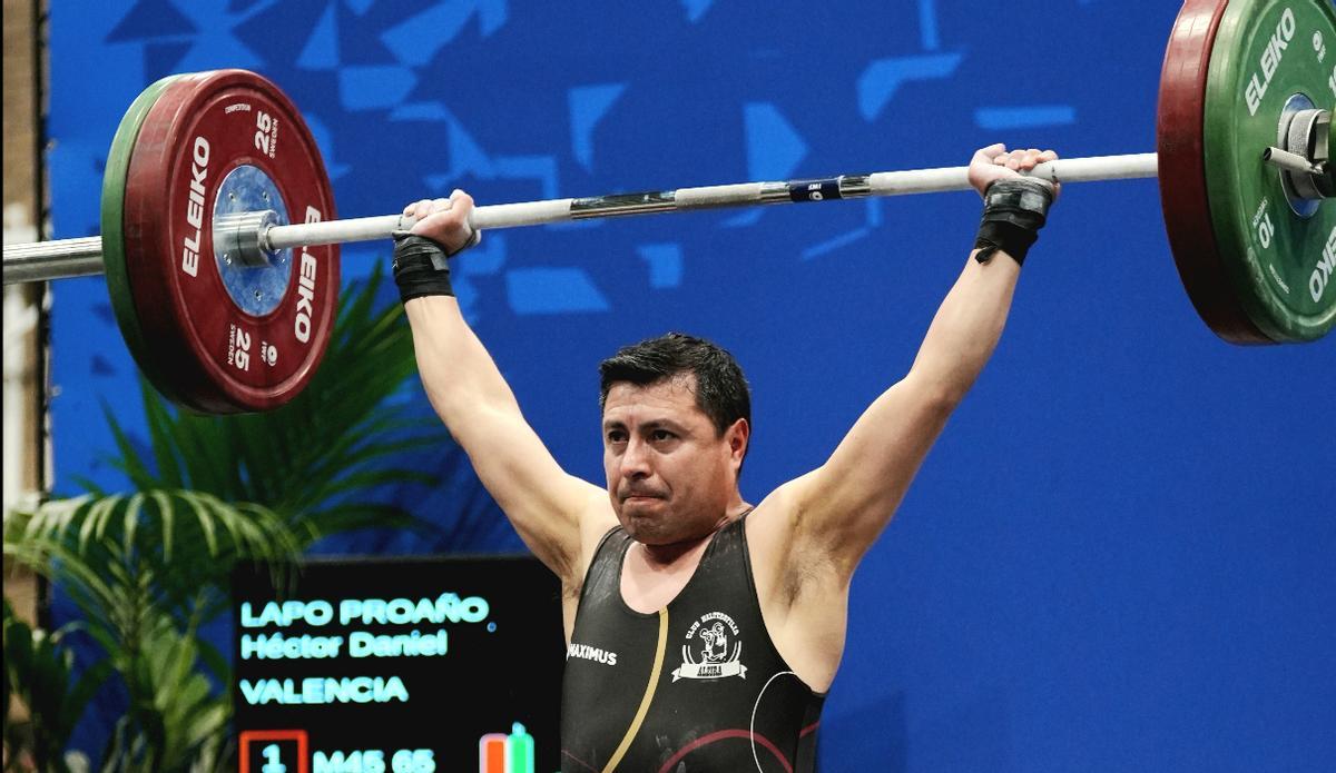 Héctor Lapo, bronce en el Nacional Máster.