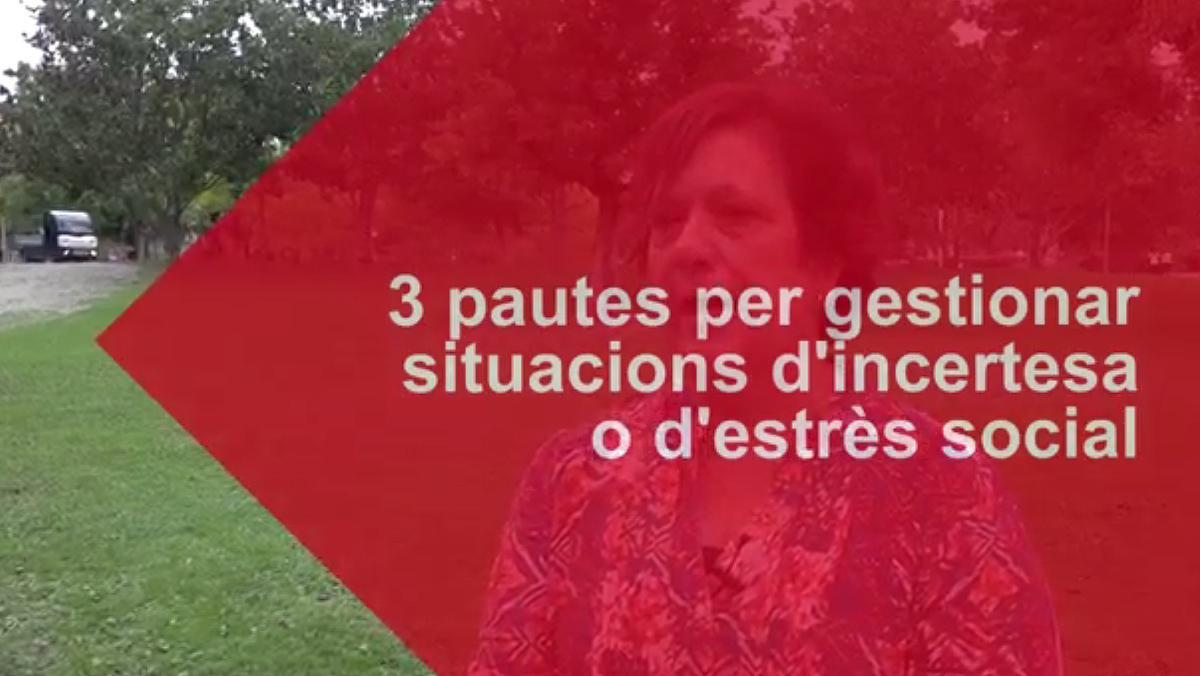 La conselleria de Salut emet un vídeo per gestionar lestrès daquests dies