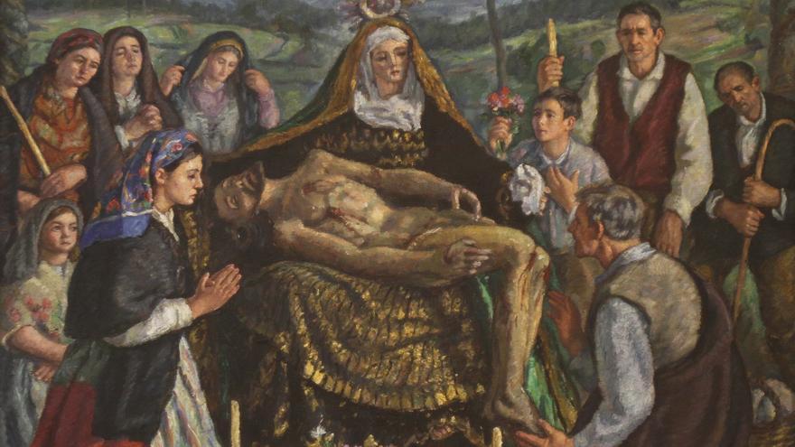 El Museo de Pontevedra analiza la iconografía de la Virgen de la Piedad