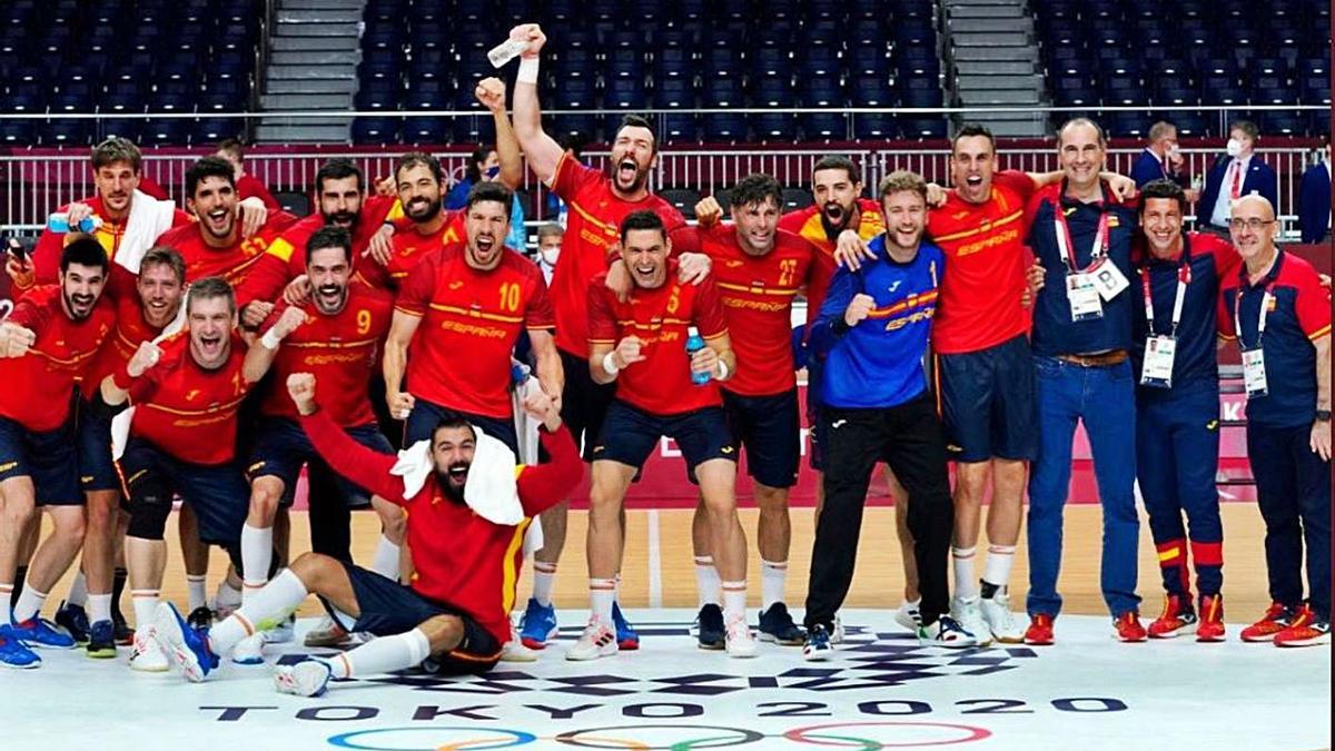 La selección española accedió a semifinales tras superar en cuartos a Suecia. | RFEBM