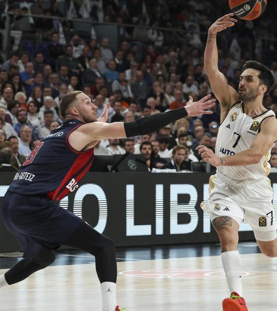 El Madrid sitúa el 2-0 ante Baskonia y pone la directa hacia la Final Four