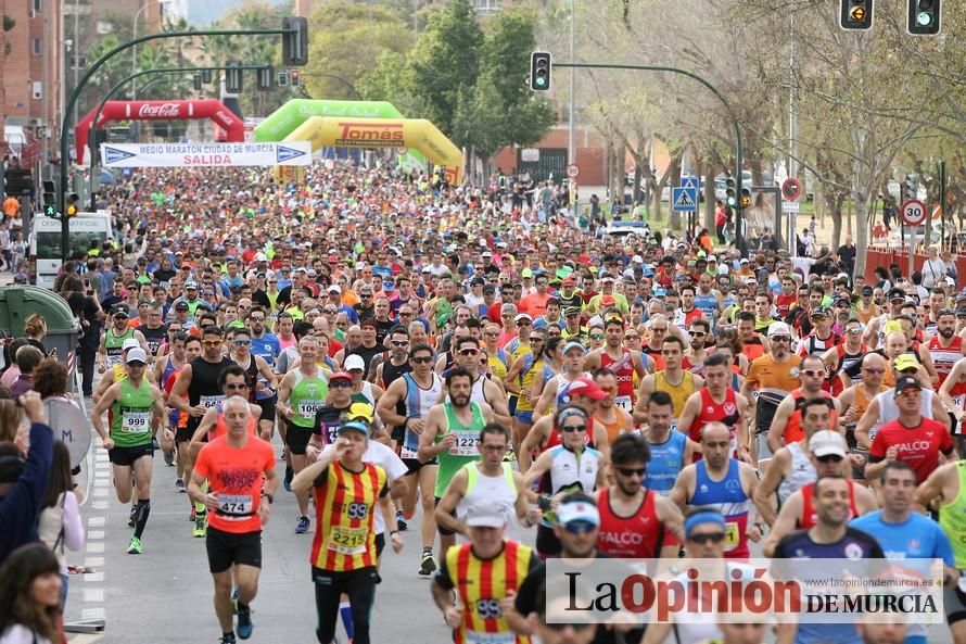 Media Maratón de Murcia: salida