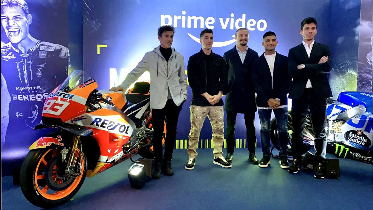 Los pilotos punteros de MotoGP estuvieron en el estreno de Madrid