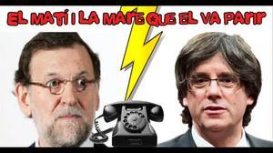 La broma telefònica d’un programa de Ràdio Flaixbac al president del Govern, Mariano Rajoy, en què un imitador es fa passar pel president Puigdemont.