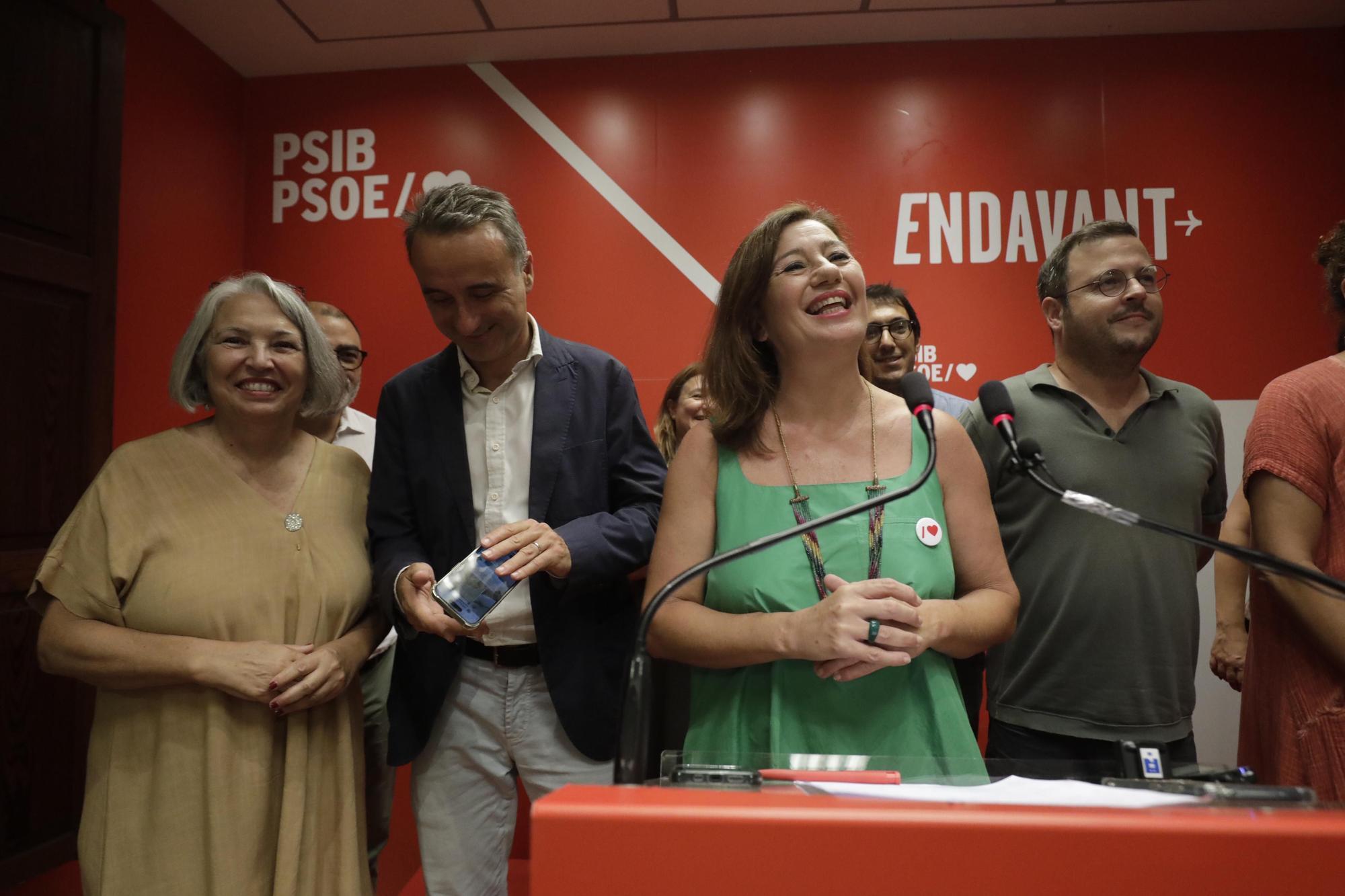 Así han vivido los partidos de Balerares la jornada electoral