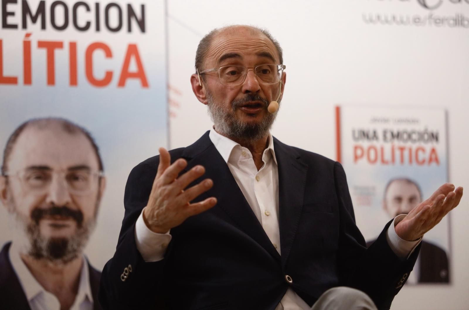 Presentación del libro de Javier Lambán 'Una emoción política'