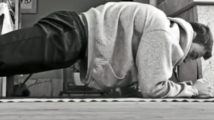 Un ejercicio, en un vídeo de un club sadense.