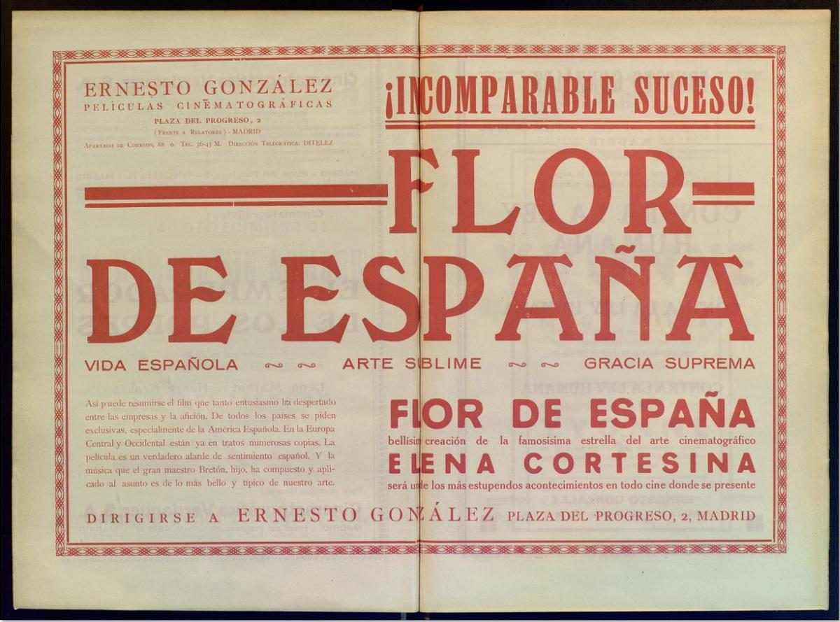 Publicació de l'època sobre la pel·lícula.