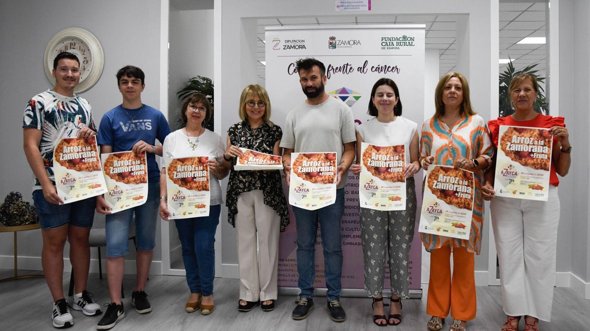 Presentación del arroz a la zamorana solidario de Azayca en San Pedro