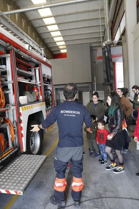 Jornadas de puertas abiertas en Bomberos de Gijón