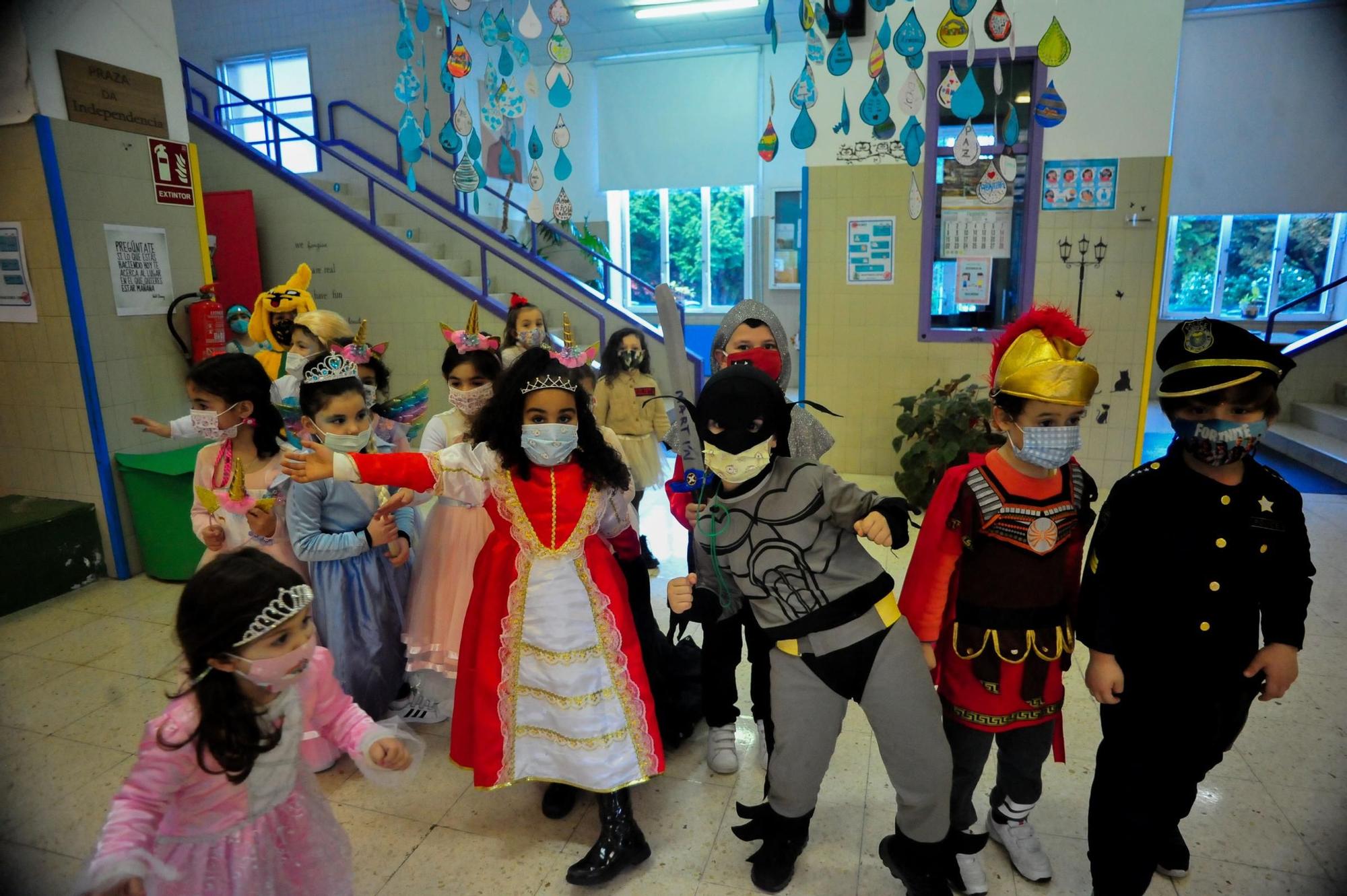 Carnaval infantil en los colegios de Vilagarcía