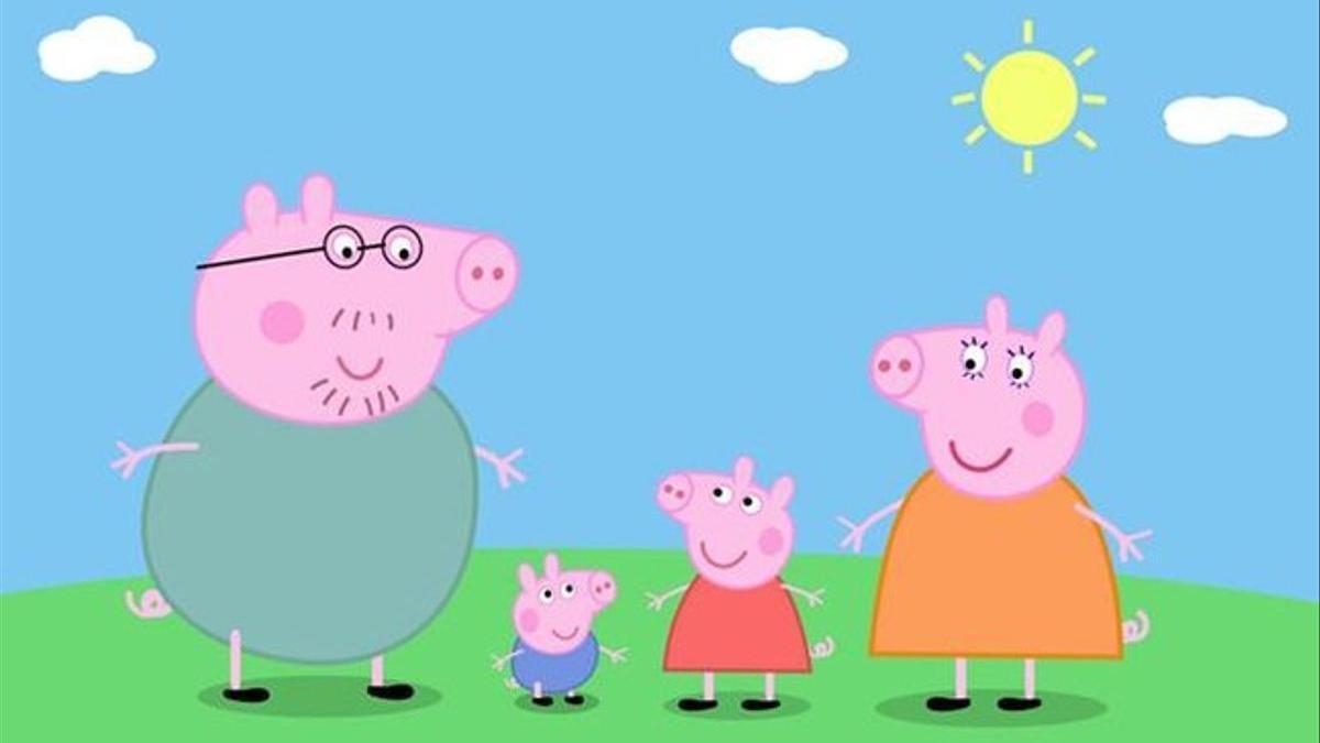 Imagen de la serie ’Peppa Pig’, una de las más seguidas en Clan TV.