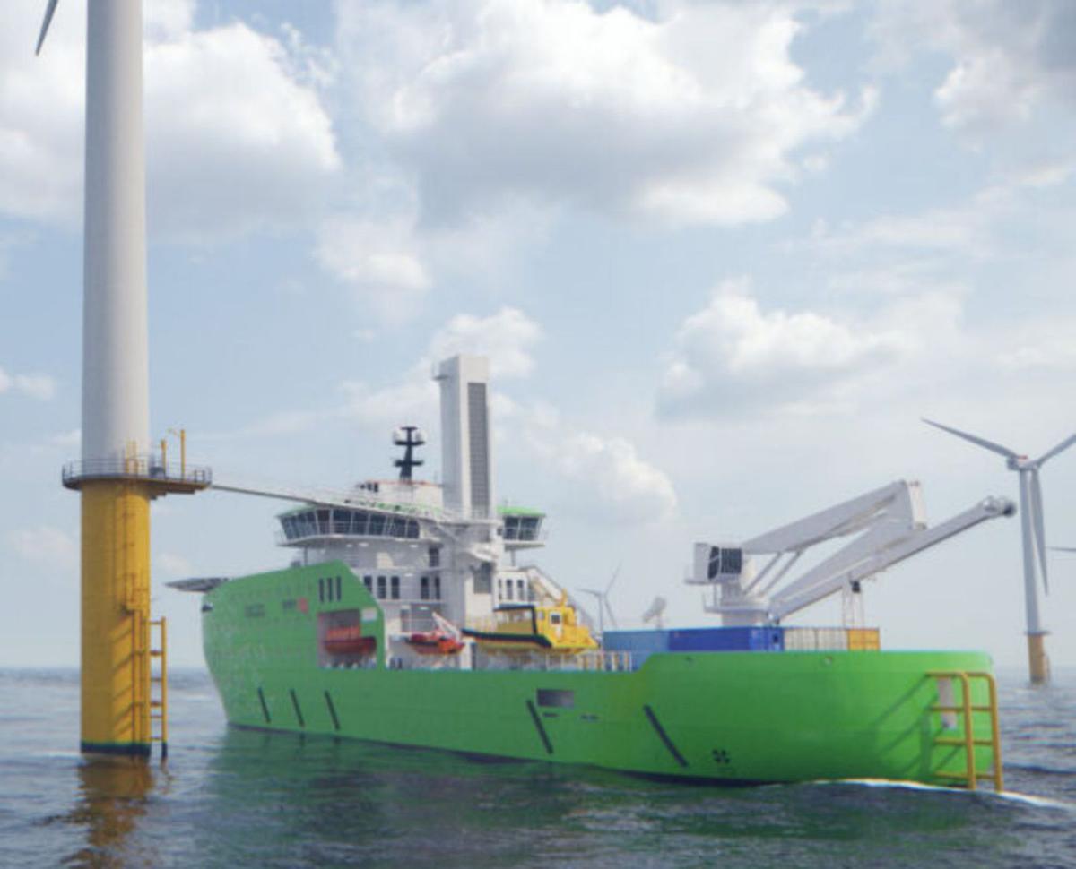 El primer buque para eólica marina que se construye en Galicia, para Bibby Marine.
| Seaplace