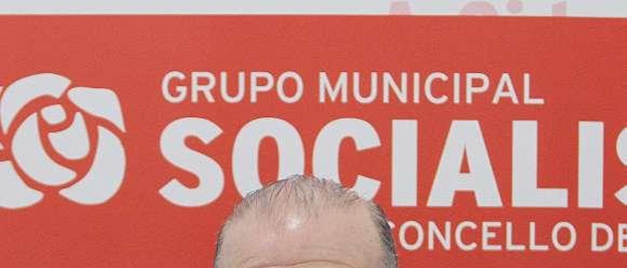 El portavoz del PSOE, José Ángel Vázquez Barquero. // Iñaki Osorio