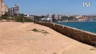 Mil Palmeras: el tramo litoral más abandonado de Orihuela Costa