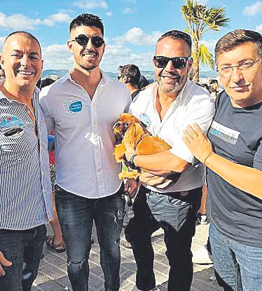 Gene Medina, Fran Moreno, Norberto Pedrini y Carlos Durán.