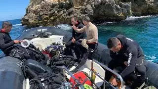 La Armada neutraliza cinco proyectiles de 155 mm en aguas de Ibiza