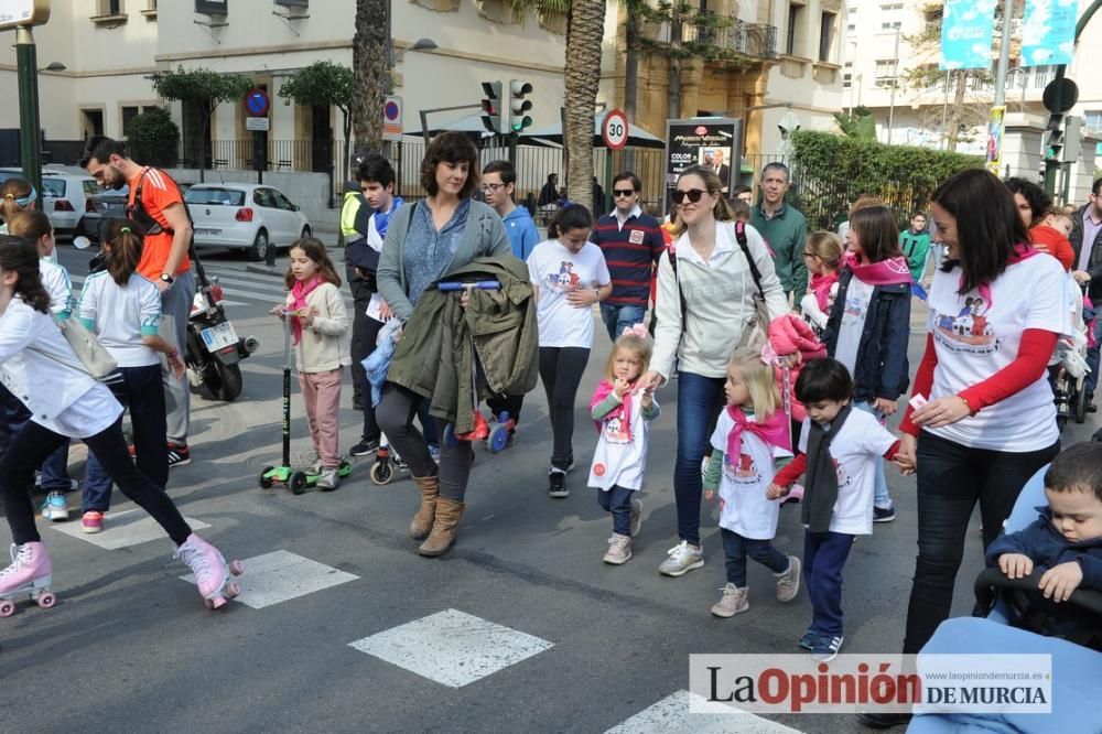 Marcha solidaria de Jesús-María por Haití