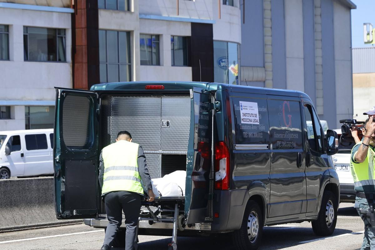 Accidente mortal en Gijón