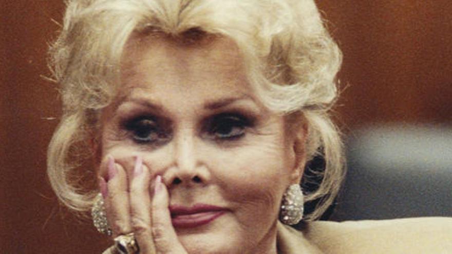 La actriz Zsa Zsa Gabor.