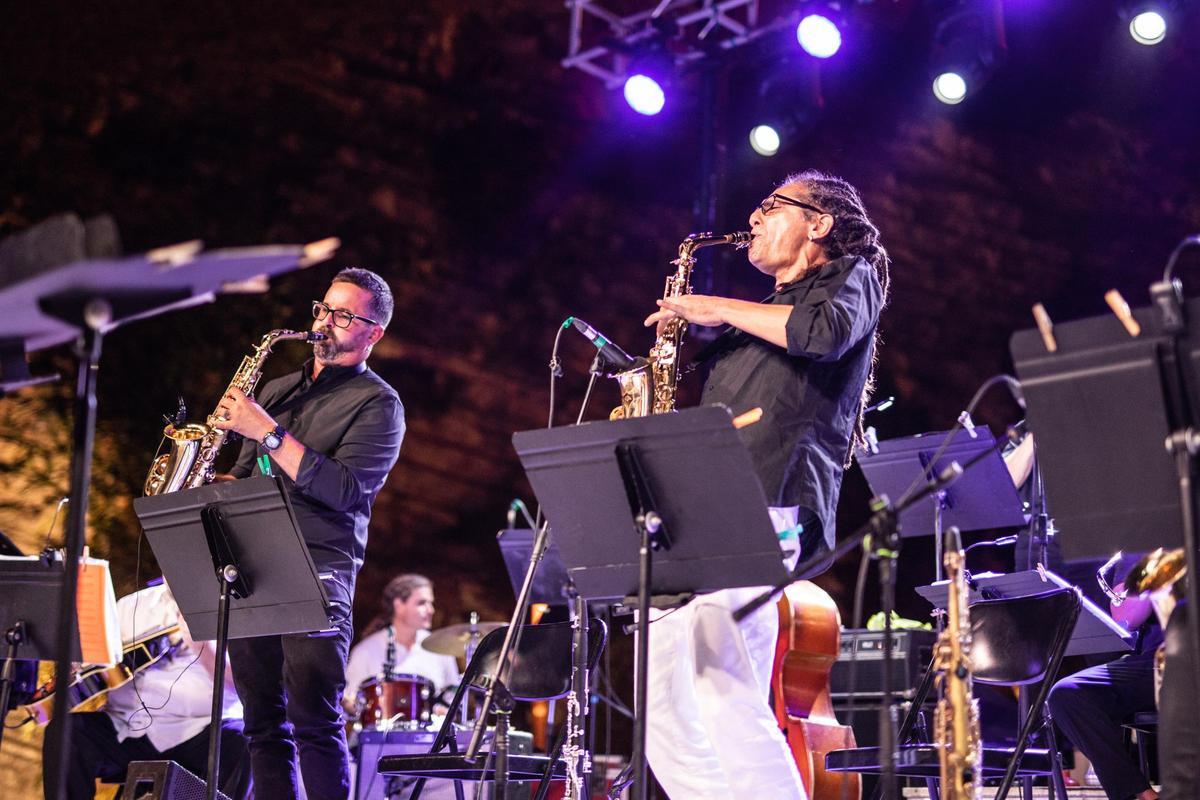 Fotografía de archivo de uno de los conciertos de Big Band Ciutat d'Eivissa.