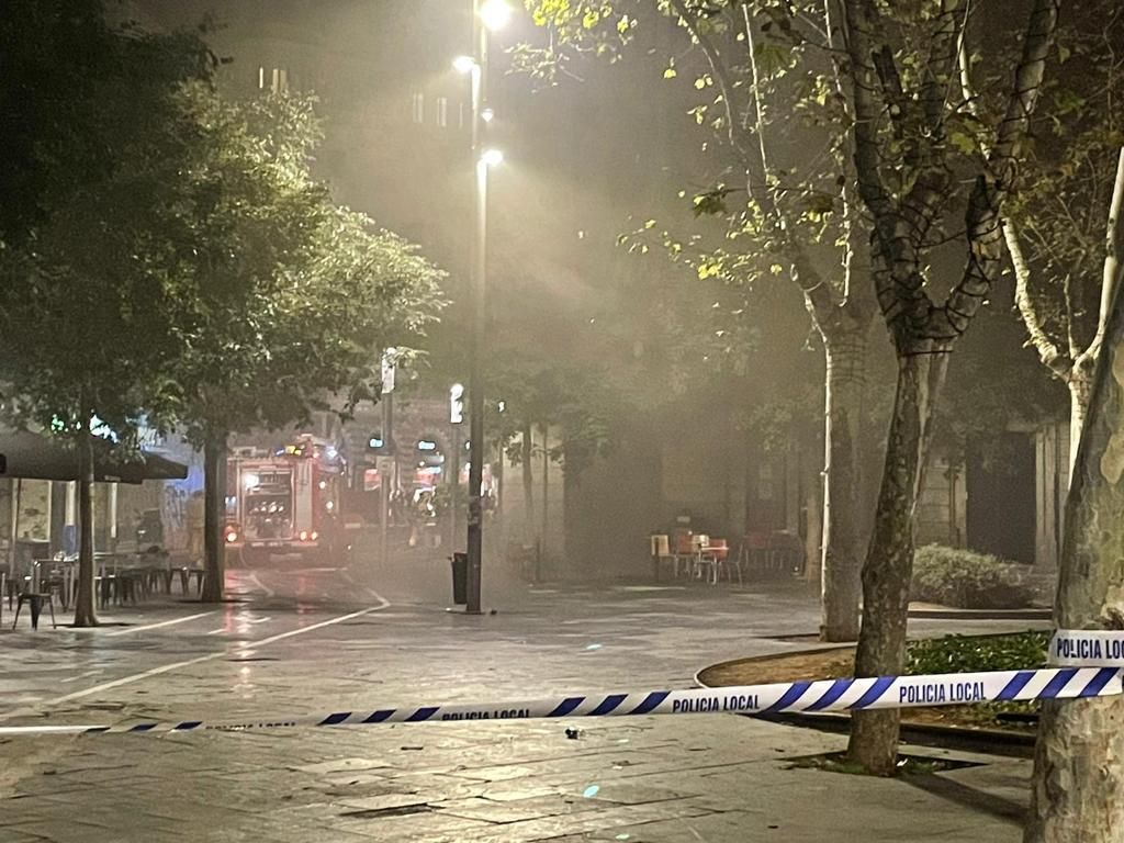 Incendio en la cocina del Burger King de Plaza de España